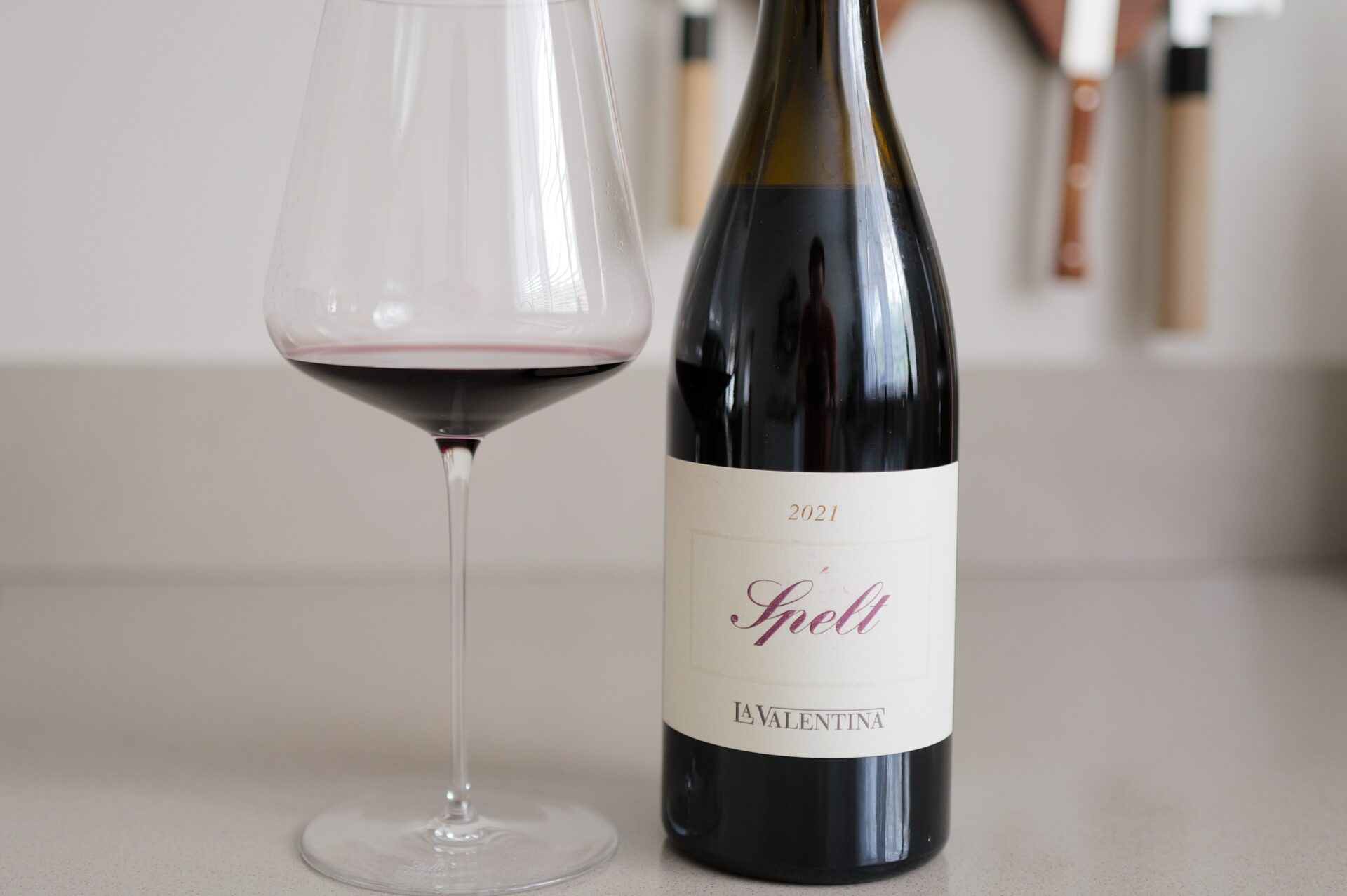 Fles Montepulciano d'Abruzzo Riserva Spelt 2020 van La Valentina