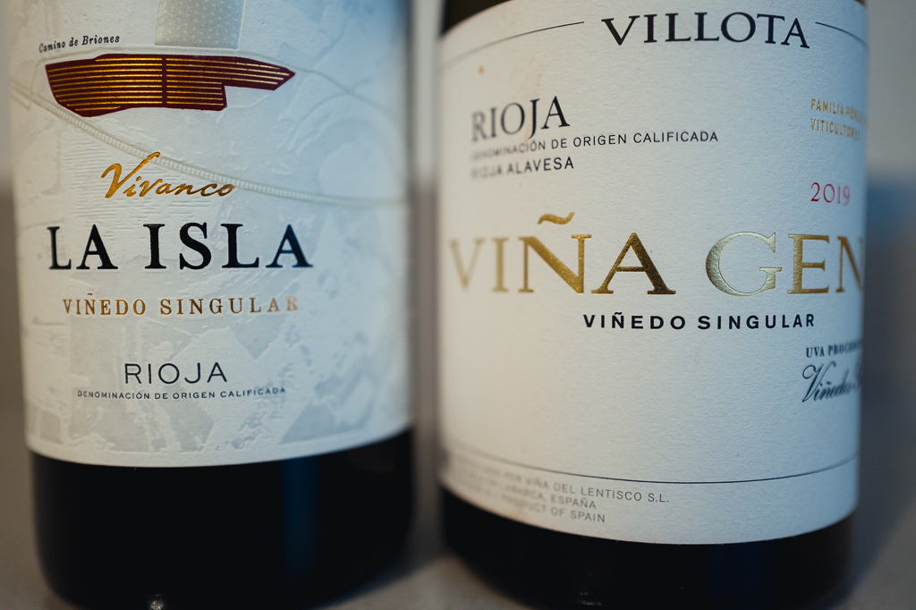 Spaanse single-vineyard wijngaard met oude stokken