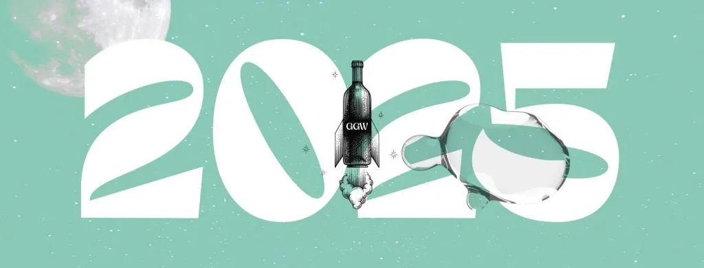 Griekse amfora met wijnglas