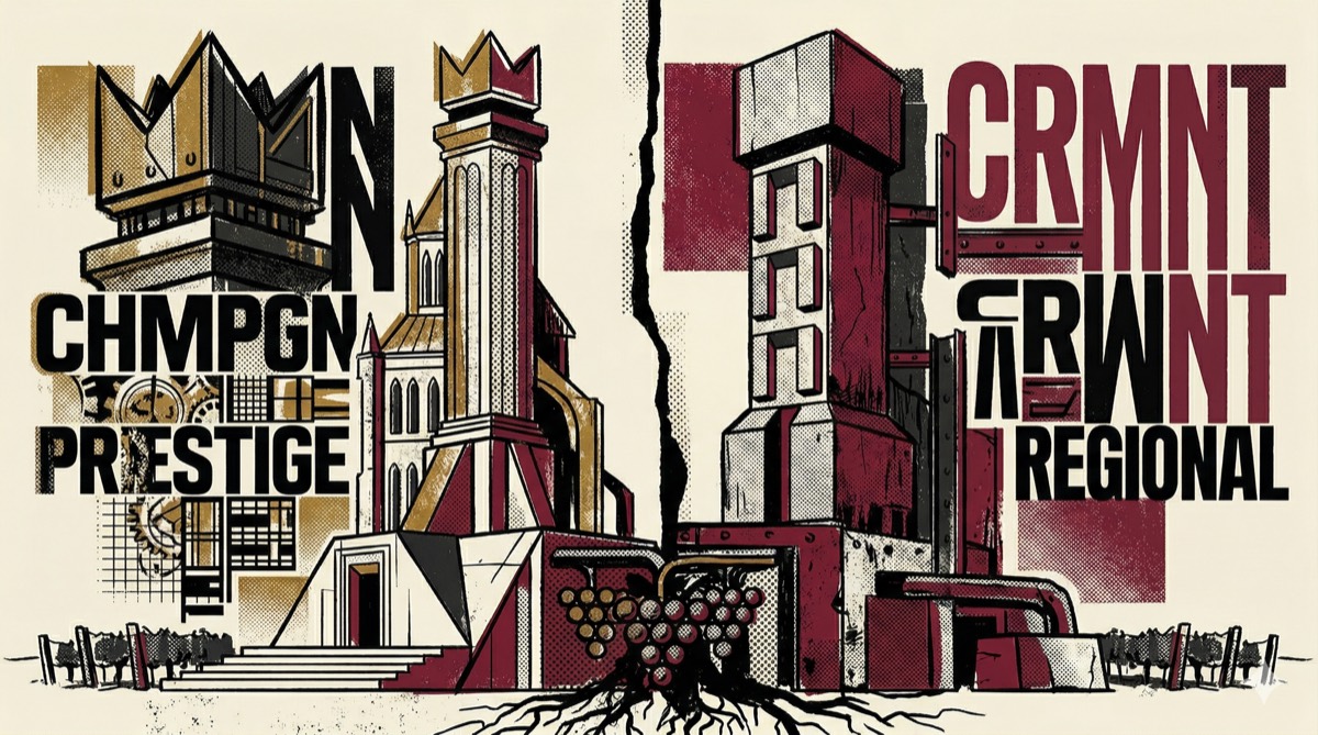 Wijngaarden van Pouilly-Fuissé met kalkstenen rotsen van Solutré op de achtergrond