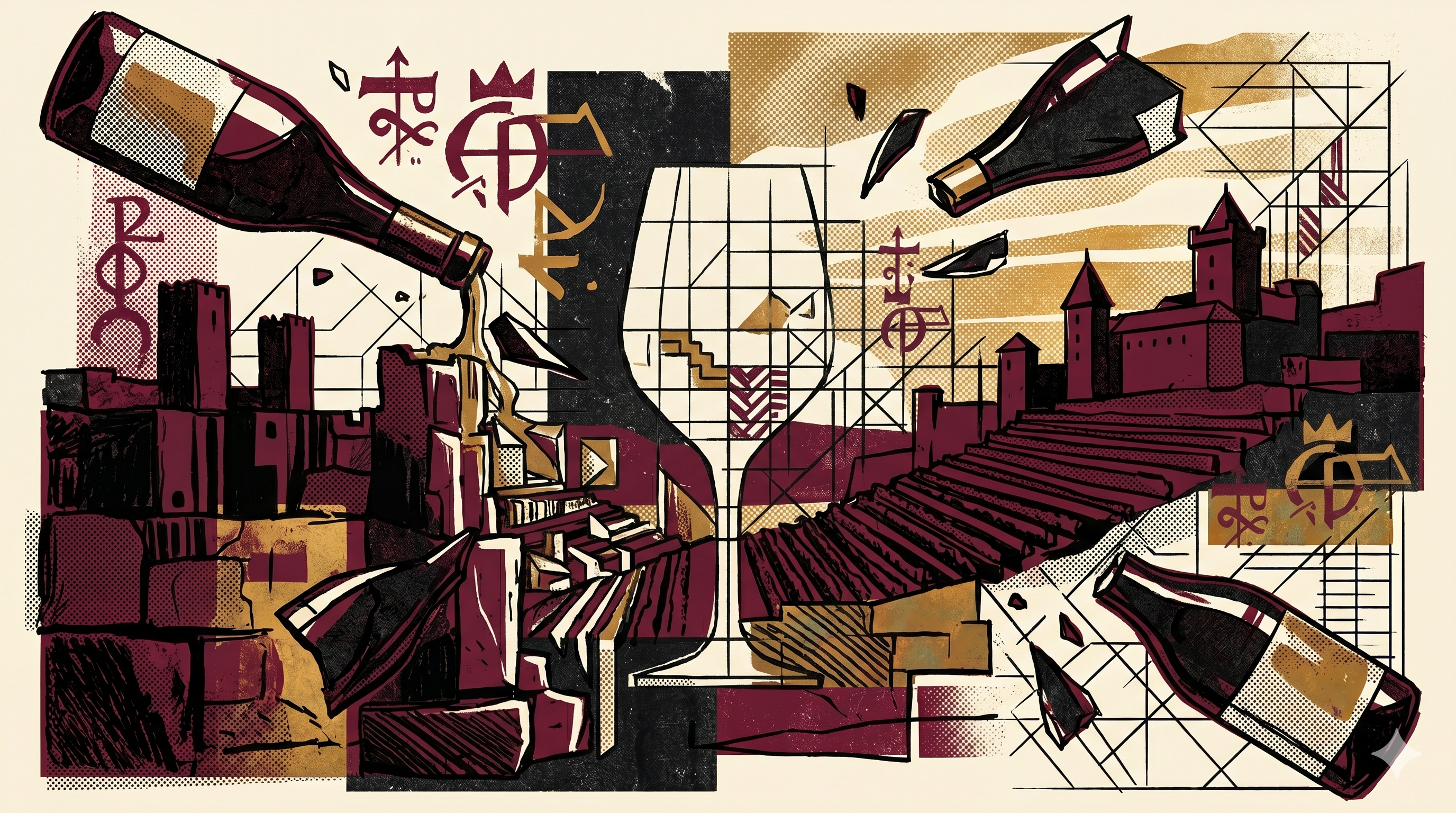 Sauvignon Blanc druiven op silex-grond bij Pouilly-sur-Loire met ochtendmist